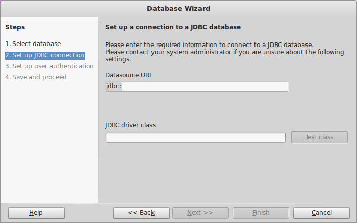 Jdbc database url